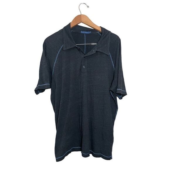 Agave Copper Polo Shirt Mens Large Short Sleeve Golf Cotton Blend Made In USA - Picture 1 of 6